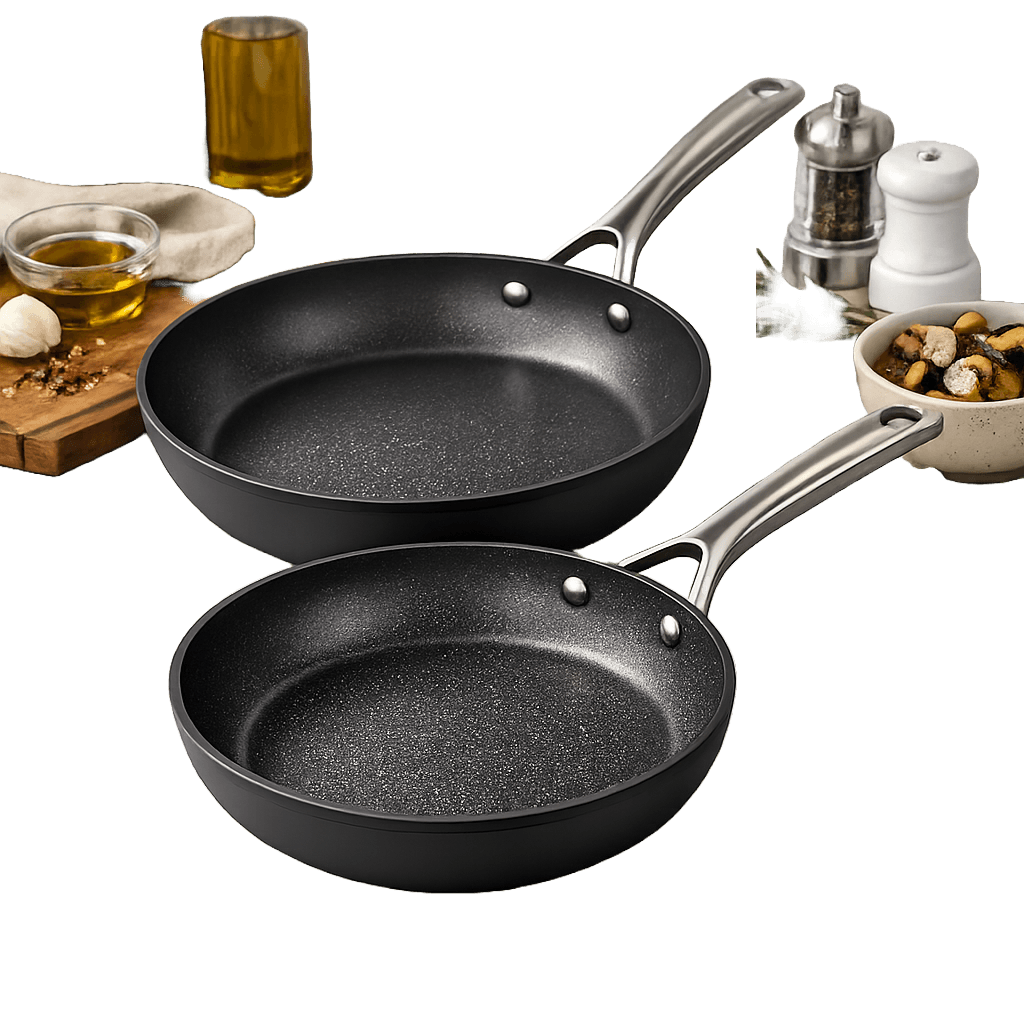 PCS Daycrest Hard-Anodized Fry Pan Duo