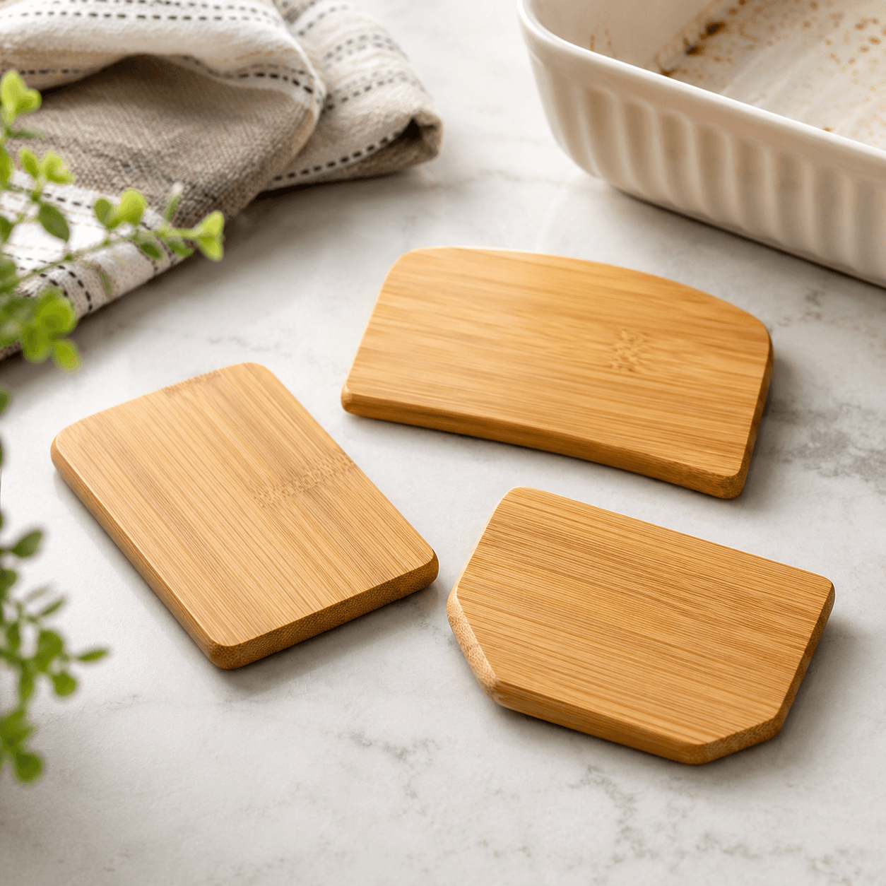 PCS PanCare Bamboo Scraper Trio