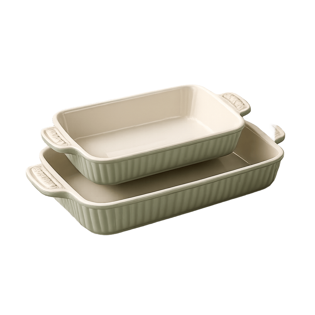 PCS Willowbake Stoneware Baking Dish Pair